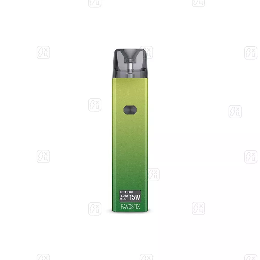POD-система Brusko Favostix, 1000 mAh, Зеленый градиент