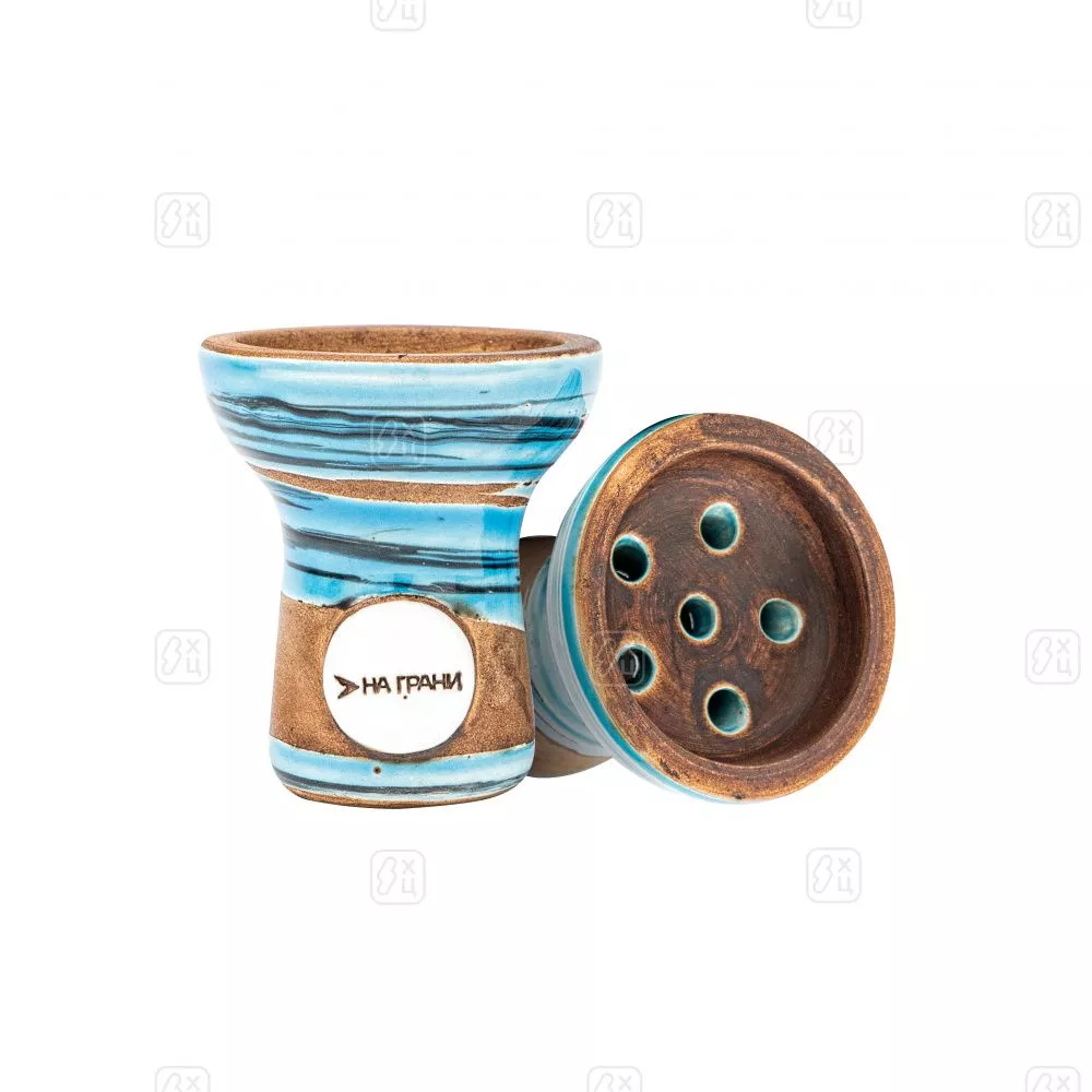 136 Чаша НА ГРАНИ TURKISH Blue Black