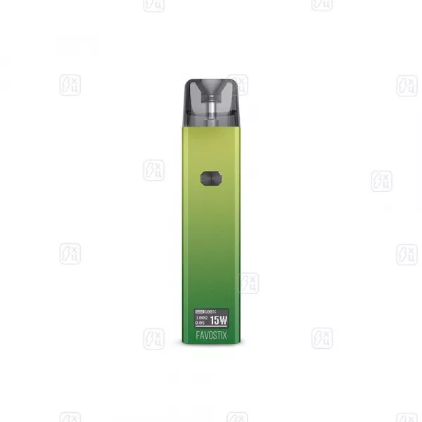 POD-система Brusko Favostix, 1000 mAh, Зеленый градиент