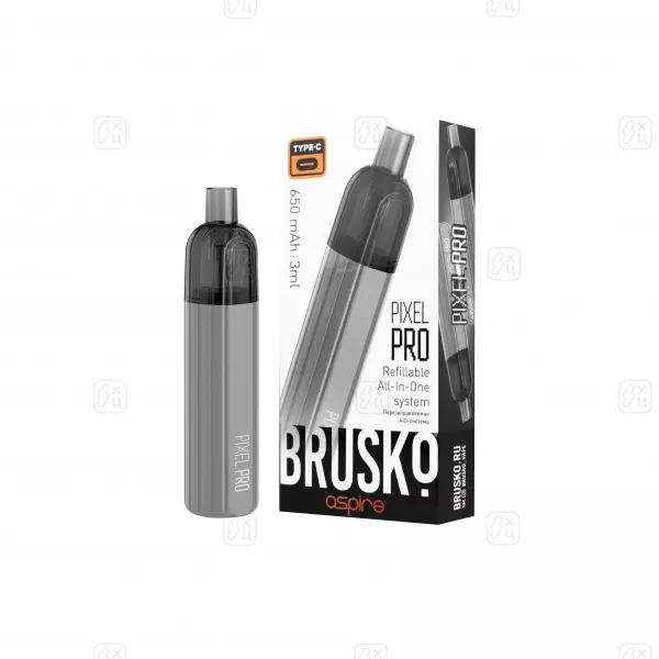 3 Brusco Pixel PRO с коробкой серый