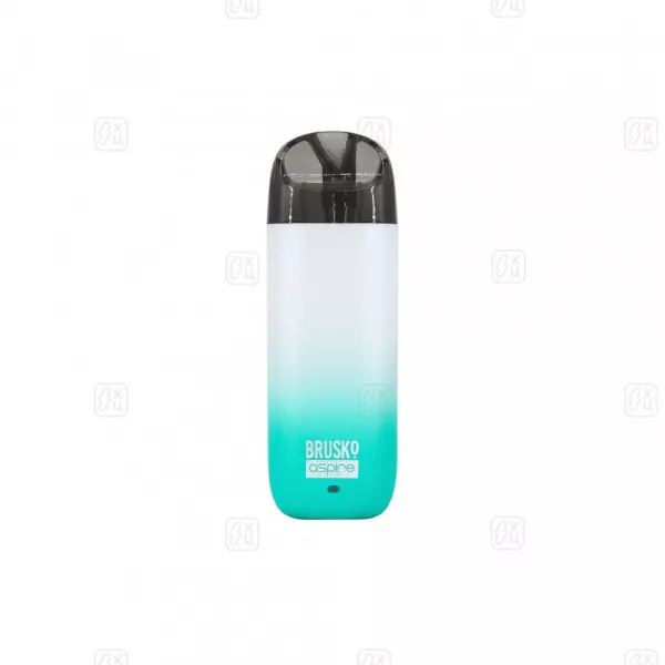 POD-система Brusko Minican 2, 400 mAh, Бирюзово-белый градиент