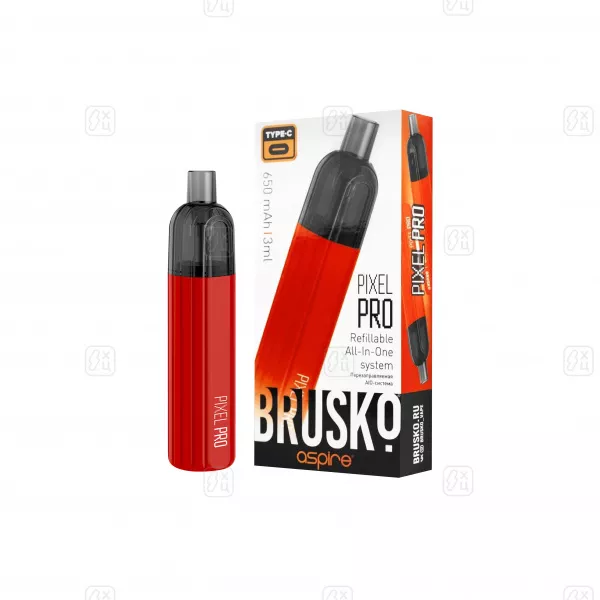 3 Brusco Pixel PRO с коробкой красный