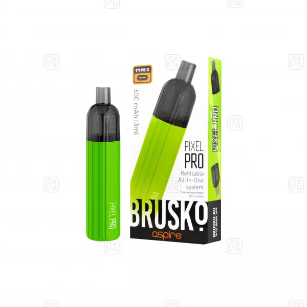 3 Brusco Pixel PRO с коробкой зеленый