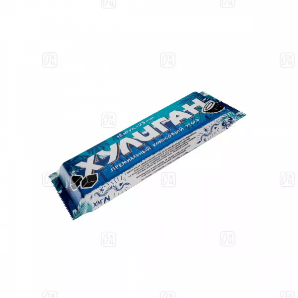 Уголь_для_кальяна_ХЛГN_Батончик_25_мм_12_шт_