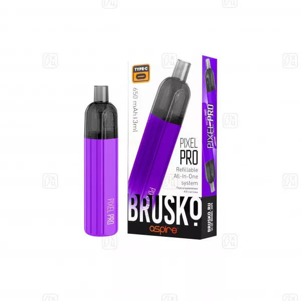 3 Brusco Pixel PRO с коробкой фиолетовый
