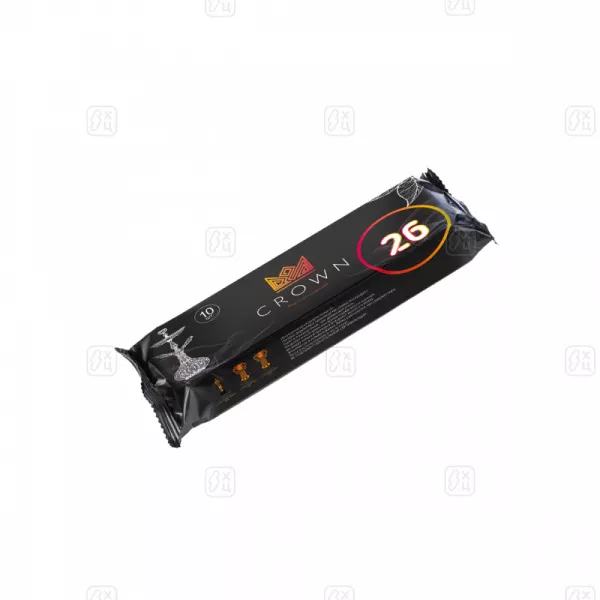 Уголь Crown 26 мм (10шт, 0,166кг)