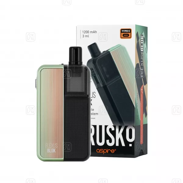 240_POD_система_Brusko_Flexus_Blok,_снежно_мятный_Бежево_зелёный