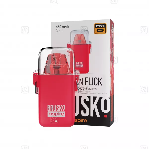 92  BRUSKO MINICAN FLICK красный 1