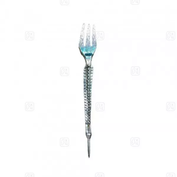 АКСЕССУАРЫ_64_Fork_&_Awl_DragonsВилка&Шило_Хвост_Дракона_Серебро