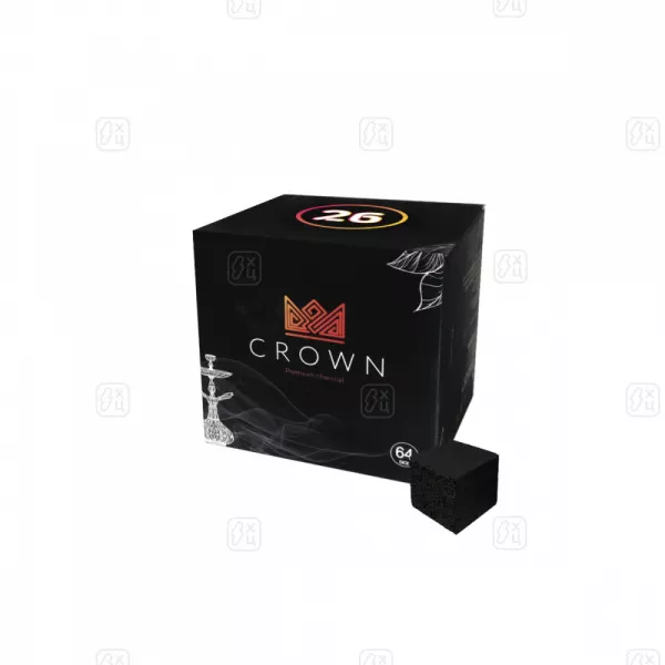 Уголь Crown 26мм (64шт 1кг)